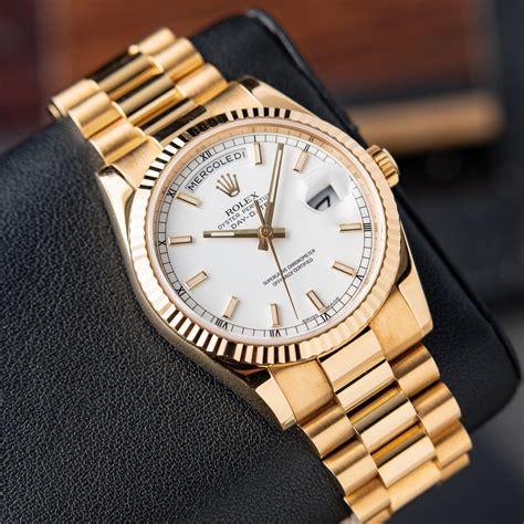 rolex 22839|rolex day date white dial.